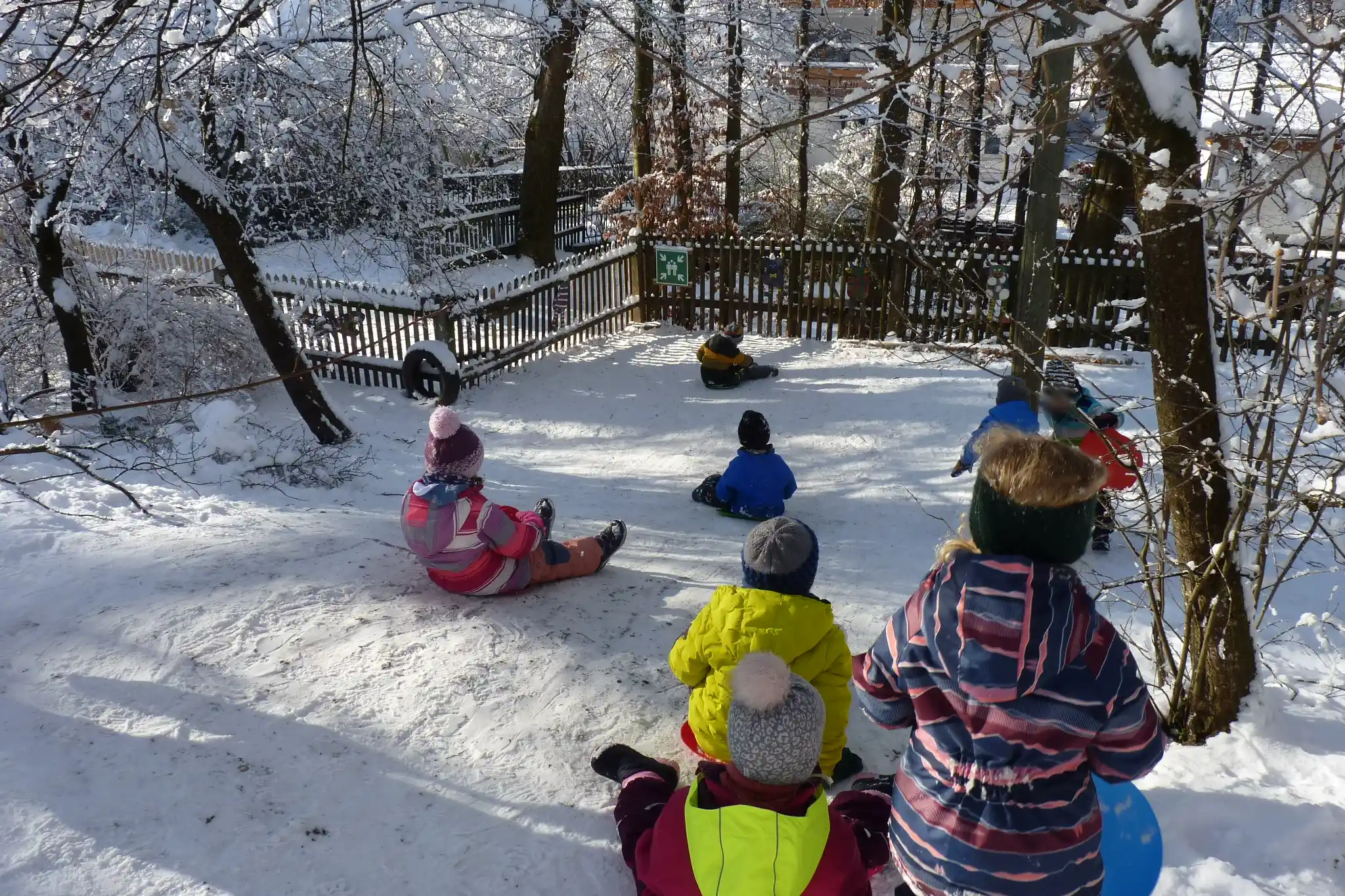 Wir freuen uns über den Winter!