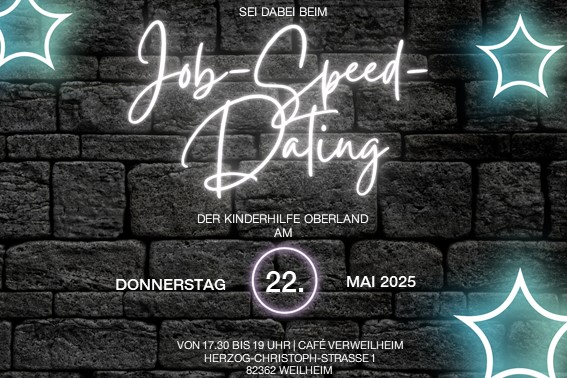 Job-Speed-Dating bei der Kinderhilfe Oberland