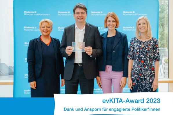 evKITA-Award 2023: Dank und Ansporn für engagierte Politiker:innen