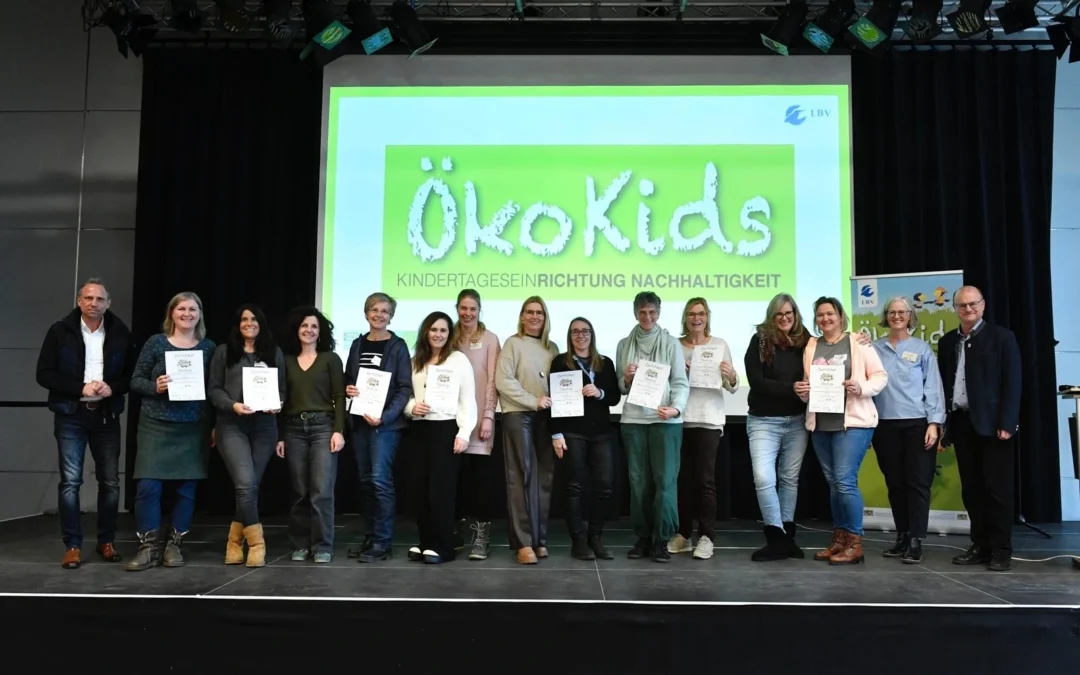 Auszeichnung Ökokids 2025 für den integrativen Kindergarten mit Krippe Penzberg
