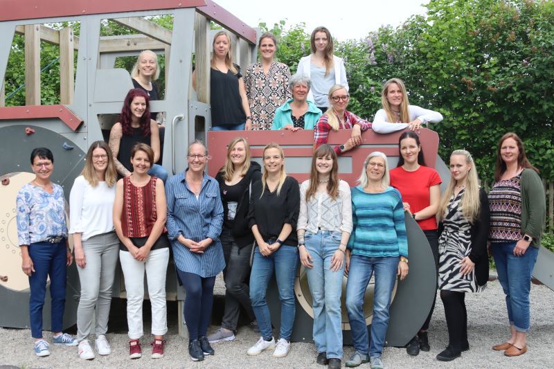 Teamfoto Kinderhaus am Berg 2023