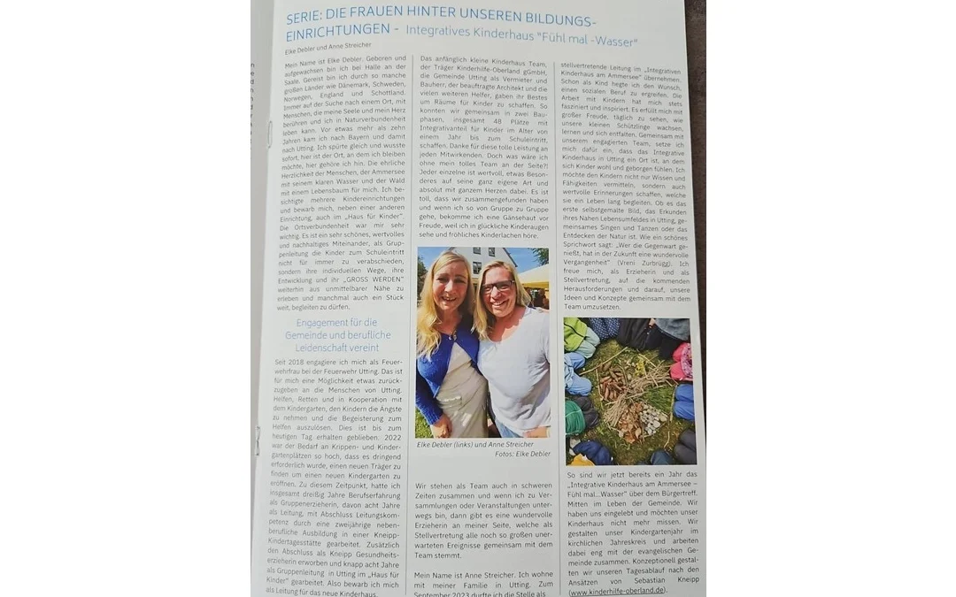 Einrichtungsleitung Elke Debler im Bürgerbrief